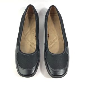 Naturalizer Flipp Black Comfy Canvas Leather Shoes